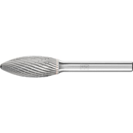 Pferd Carbide Bur - Flame, ALU cut - 1/2" x 5/4" x 1/4" Shank - SH-5 25659